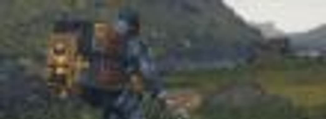 Гениально писающий Ридус, ходьба и младенец в демонстрации Death Stranding