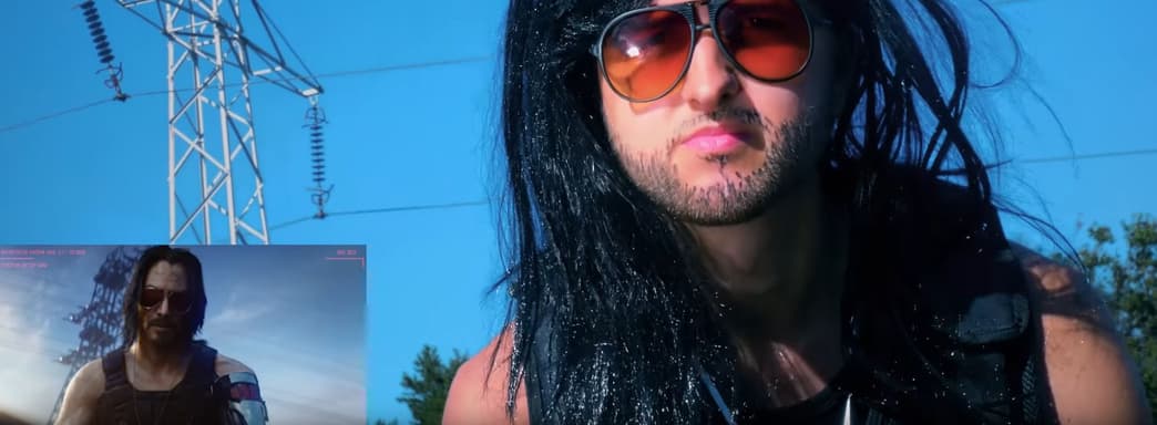 «Киберпанк» и Киану Ривз на минималках – дешёвая фанатская версия трейлера Cyberpunk 2077