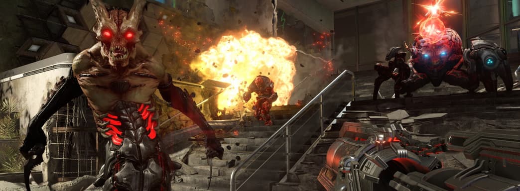 Видеосравнение графики Doom Eternal и Doom 2016