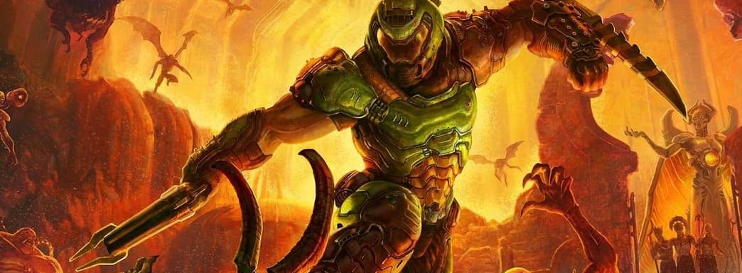 Последняя фантазия Палача – создатели Doom Eternal представили потрясающий арт в духе ремейка Final Fantasy VII