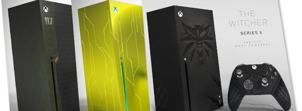 Дизайнер оформил Xbox Series X в стиле The Witcher, Alan Wake и Halo Infinite