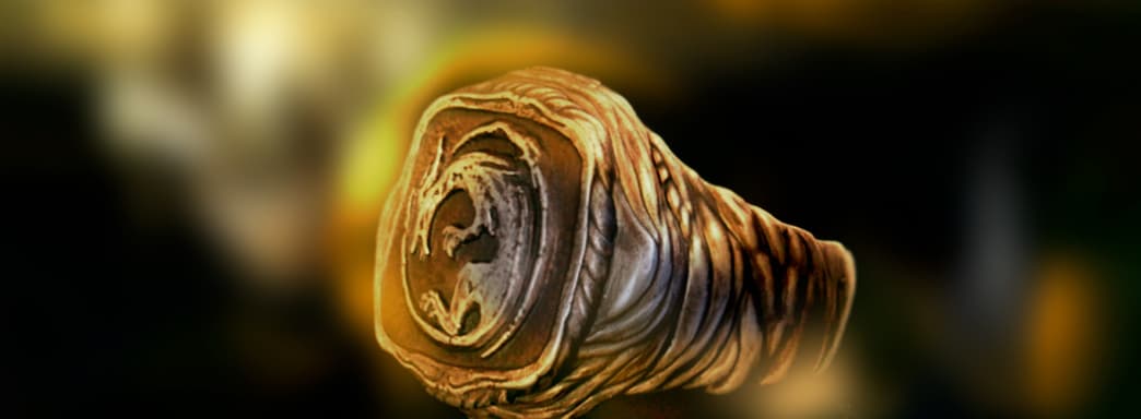 Представлено серебряное кольцо с дремлющим драконом из Dark Souls за 155 евро