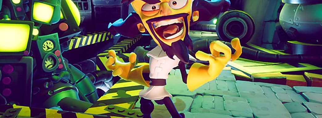 Динозавр и играбельный Доктор Нео Кортекс – появились новые ролики Crash Bandicoot 4