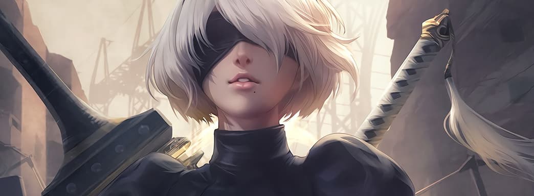 Чёрно-белая красота – представлена новая фигурка 2В из Nier Automata в откровенном наряде платье, которую можно раздеть