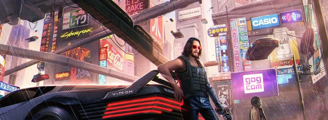 Влияние погоды на декорации в Cyberpunk 2077 и сравнение Trauma Team образца 2018 и 2020 года