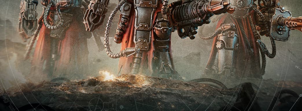 Боевые техножрецы Механикум: команда Warhammer: The Horus Heresy представила набор с Мирмидонами-разрушителями