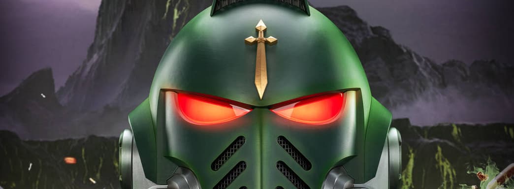 JoyToy открыла предзаказ на полноразмерный шлем космодесантника «Тёмных Ангелов»﻿ из Warhammer 40,000