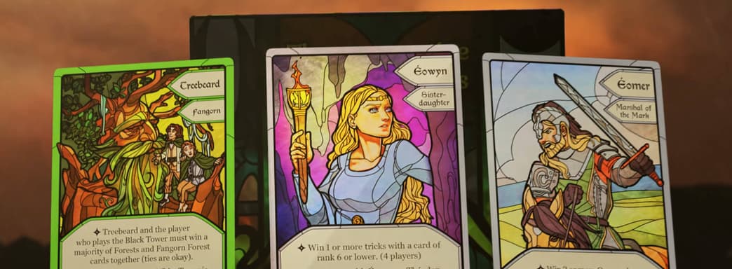 Возвращение в Средиземье: вышел трейлер настольной игры The Lord of the Rings: The Two Towers Trick-Taking Game