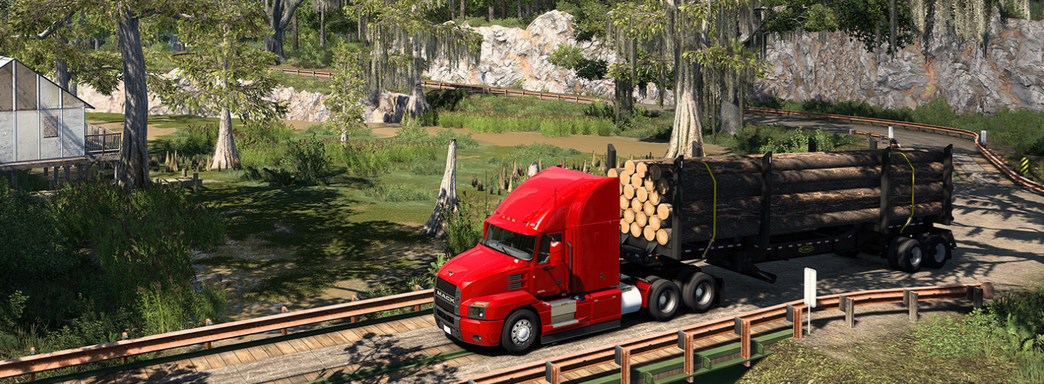 Louisiana Expansion Release Date Announced for American Truck Simulator - Gameplay Trailer Released for New State DLC