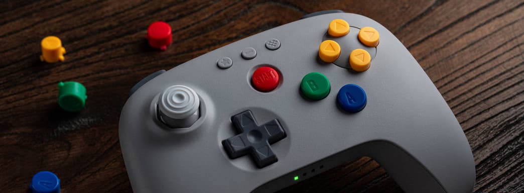 For Nintendo 64 Fans: Pre-order for the 8BitDo 64 Controller in Classic Gray is Open