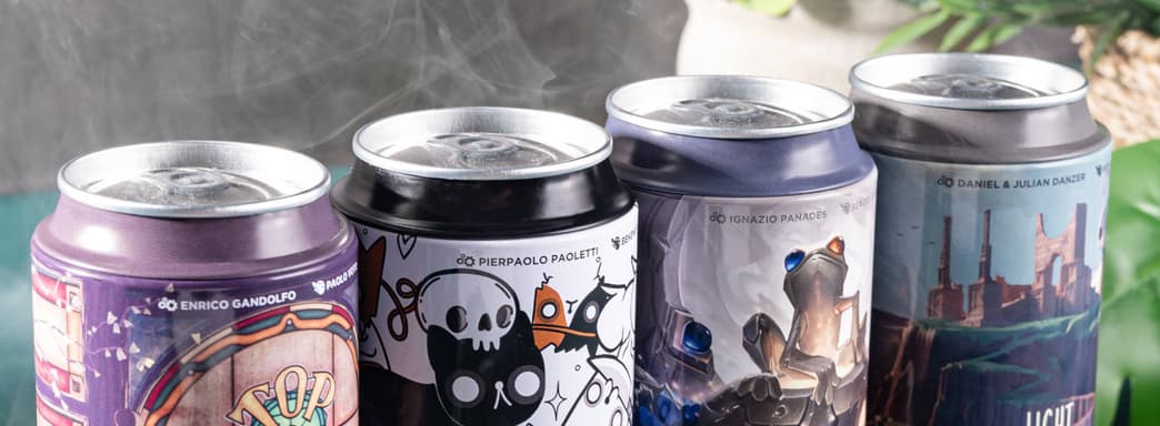 Дуэльные игры в стиле жестяных банок: в России вышла серия настолок «Газировка»