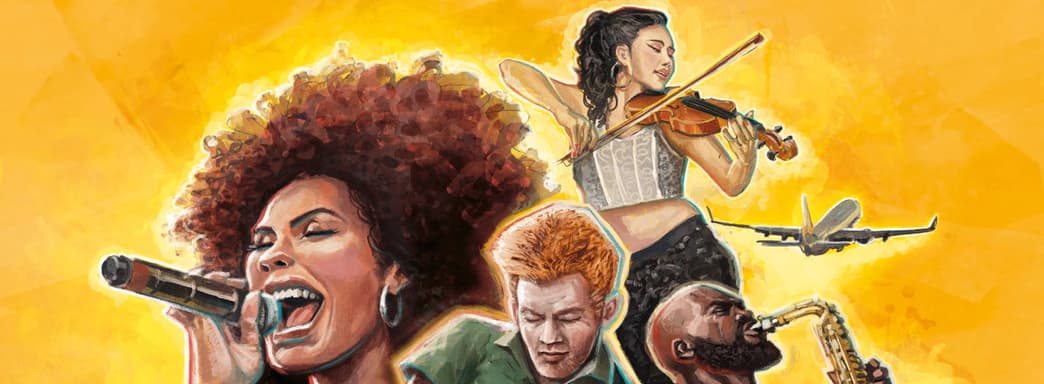 El camino de las superestrellas de la música: El juego de mesa Draft and Write Records se lanzará en Rusia