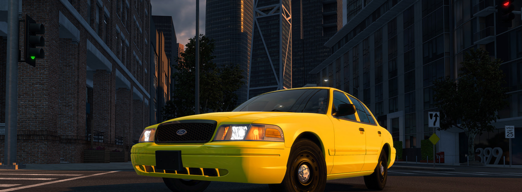 American Truck Simulator creators showed Ford Crown Victoria and interior view - screenshots of the new game mode appeared