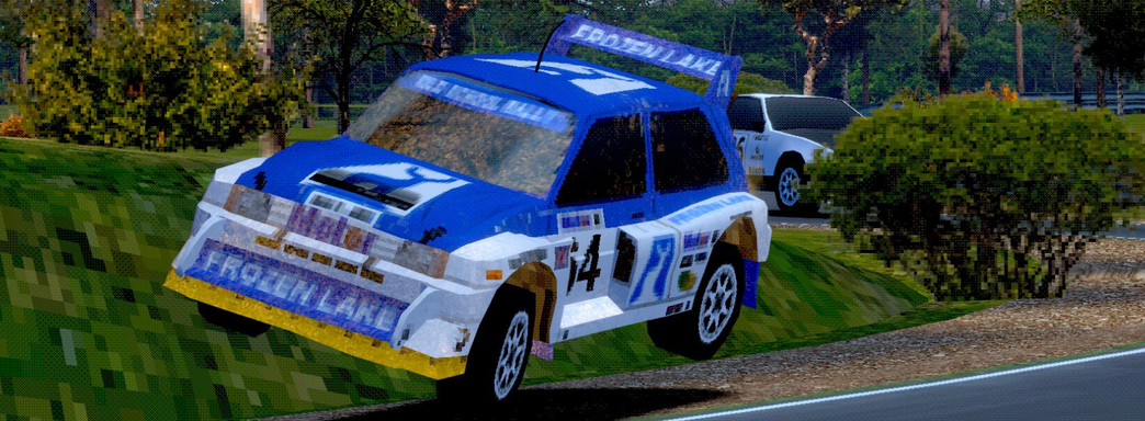 Old School Rally Full Version Released on Steam and Consoles - Racing with PlayStation 1-Style Graphics