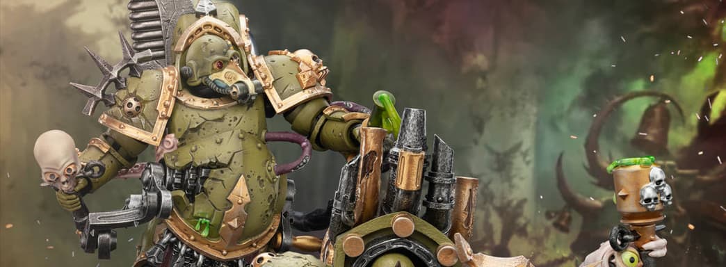 Nurgle's Chosen: JoyToy Opens Pre-Order for Lord of Virulence and Foul Blightspawn Figures from Death Guard