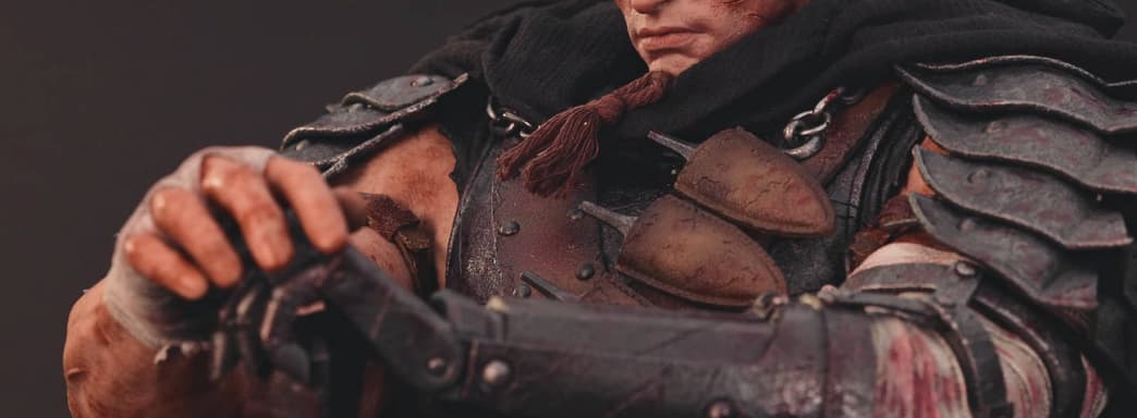 JND Studios Shows Unboxing and Assembly of Expensive Guts Statue from "Berserk" Manga