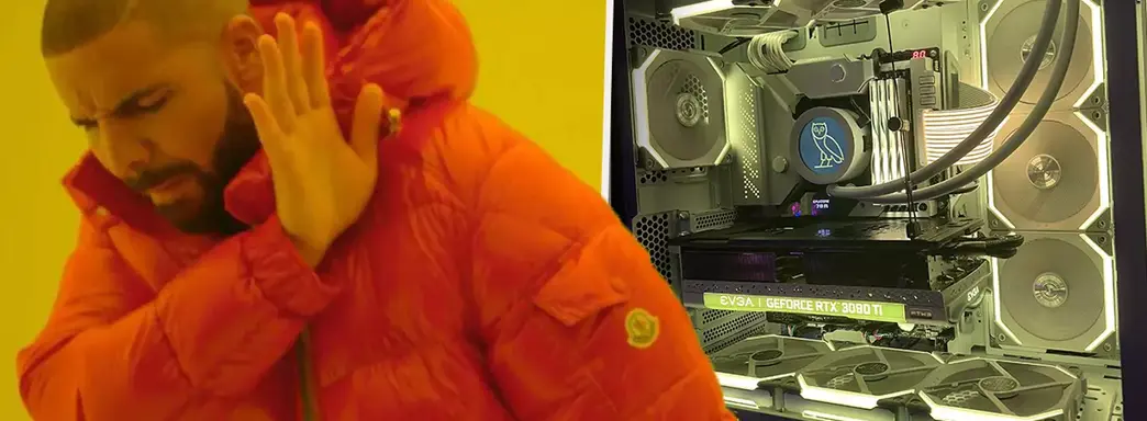 PC assembly company Paradox Customs, which worked with rapper Drake, now offers options without RAM