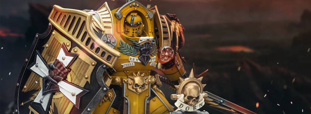 Sons of Dorn: JoyToy Opens Pre-Orders for Warhammer: The Horus Heresy Librarian-Consul and Legion Praetor Figures