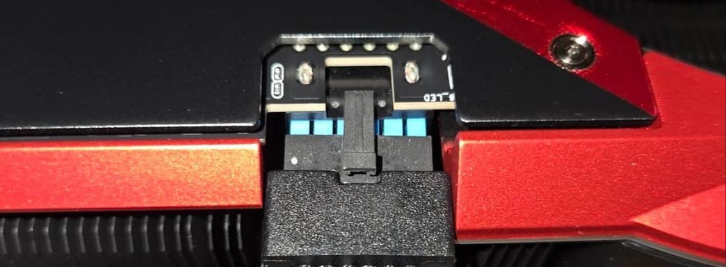 ASUS calls the offset power connector on the $4,000 ROG Matrix RTX 5090 a "design feature"
