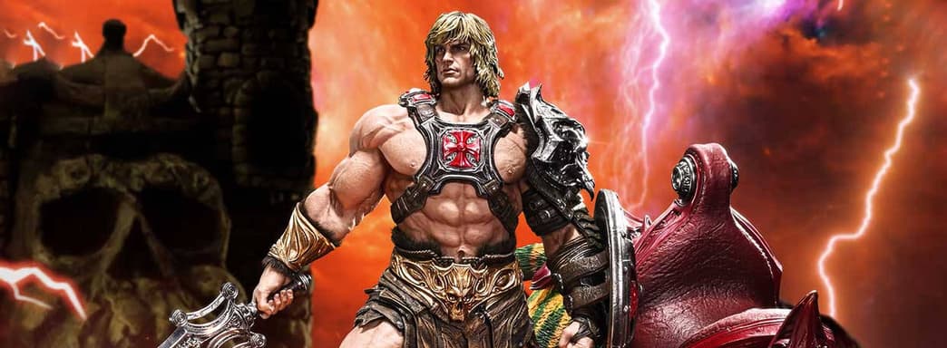 Prime 1 Studios открыла предзаказ на статую Хи-Мена и Боевого Кота — подарок для «Властелинов вселенной»