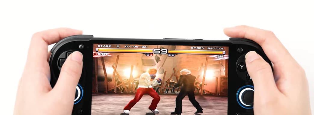 En la consola portátil Retroid Pocket 6 se jugó Tekken 5 y Devil May Cry 3