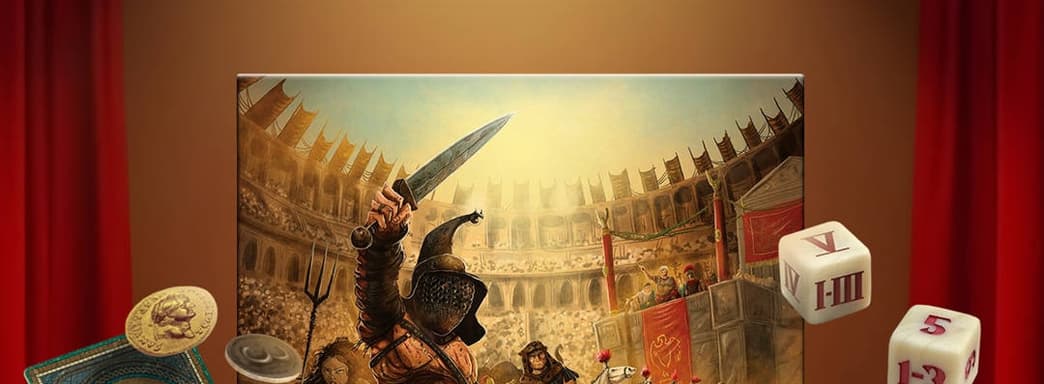 El regreso de los combates de gladiadores: El juego de mesa Colosseum: The Grand Spectacle llegará a Rusia