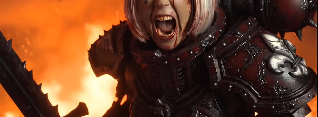 "¡El Emperador lo aprueba!": cosplayer encarna la imagen de una Hermana de Batalla de la Orden de la Rosa Sangrienta de Warhammer 40,000