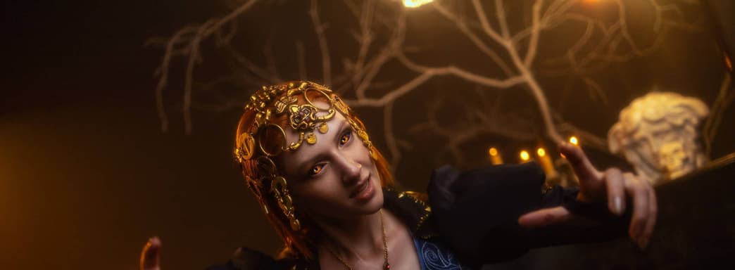 Модель показала косплей полудьяволицы Мизоры в человеческом облике из Baldur’s Gate 3