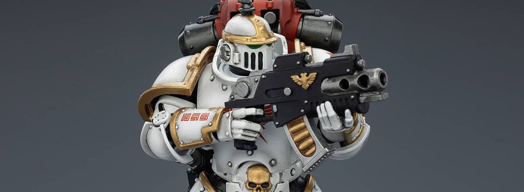 JoyToy lanzará figuras de legionarios tácticos con armadura Mk.III y Mk.VI de los Cicatrices Blancas