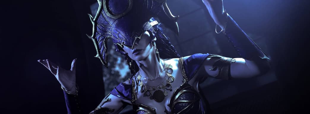 Косплеер предстала в образе Шар из Baldur’s Gate 3 — богини ночи, потери и забвения