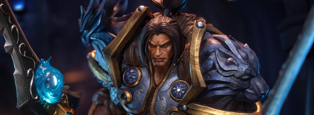 HEX Collectibles выпустит статую Вариана Ринна из Hearthstone: возвращение короля Штормграда