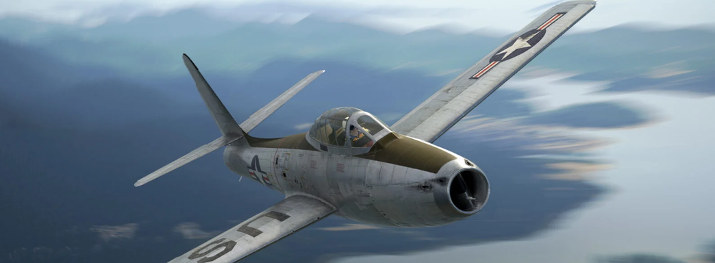 Los creadores del simulador de vuelo "Corea. Serie Il-2" mostraron la cabina del F-84E "Thunderjet", un avión con una historia compleja