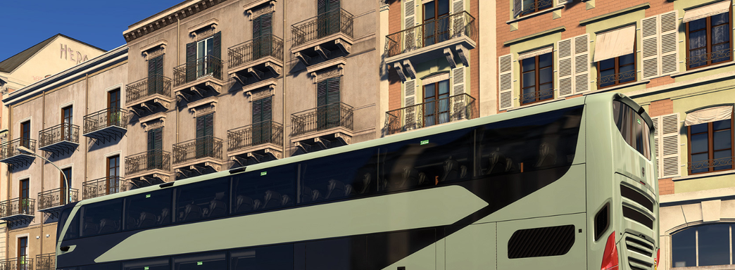 Euro Truck Simulator 2 Developers Showed the Volvo 9700 Double Decker Bus for the First Time - Cockpit View and Passenger Cabin