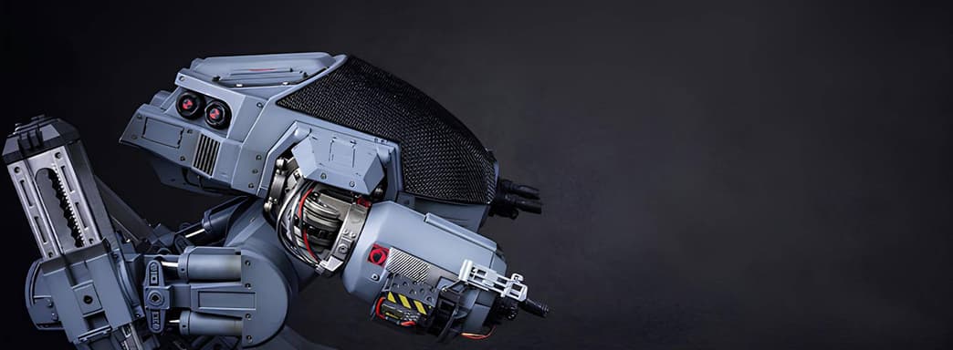 Hiya Toys abre el pedido anticipado de la figura de ED-209 de "RoboCop": el famoso caminante-pollo