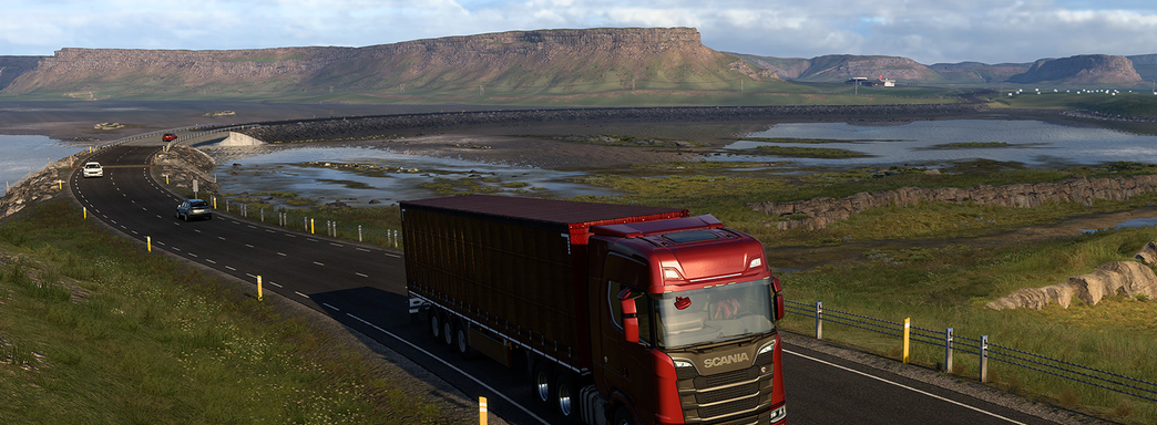 Показали берега Исландии в Euro Truck Simulator 2 — новые скриншоты дополнения Iceland