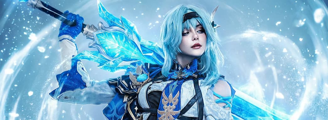 Модель показала косплей Эолы из Genshin Impact — встреча с Рыцарем Морской пены