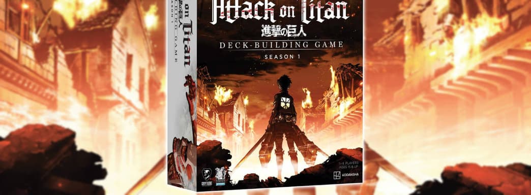 Новую версию настольной игры Attack on Titan Deck-Building Game уже можно предзаказать