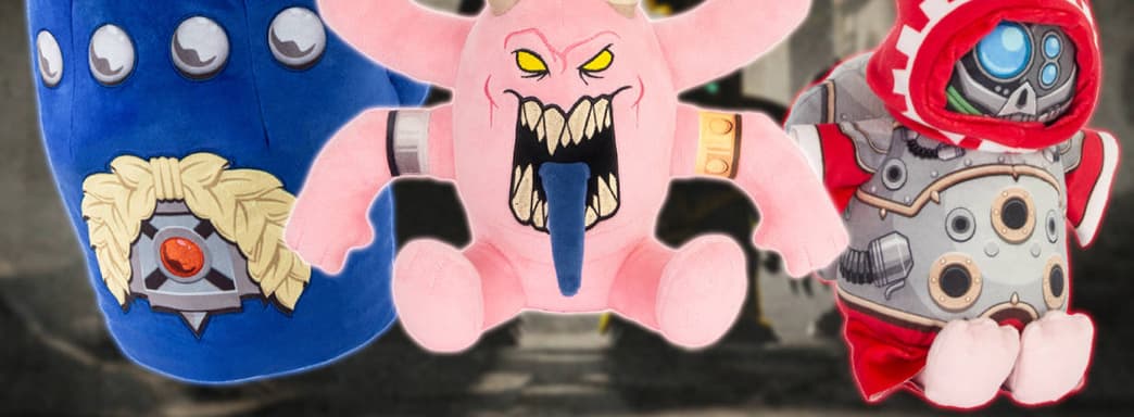 TOMY выпустит плюшевые версии силового кулака, Розового ужаса и Техножреца из Warhammer 40,000