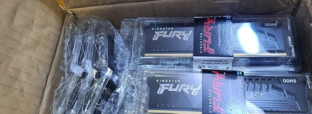 Golpe de suerte: usuario de Reddit compra devoluciones por $100 y encuentra 40 módulos DDR5 por $7000 en las cajas
