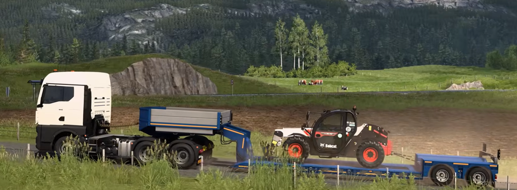 Euro Truck Simulator 2 y ATS reciben expansiones con "Bobcats" y otra maquinaria