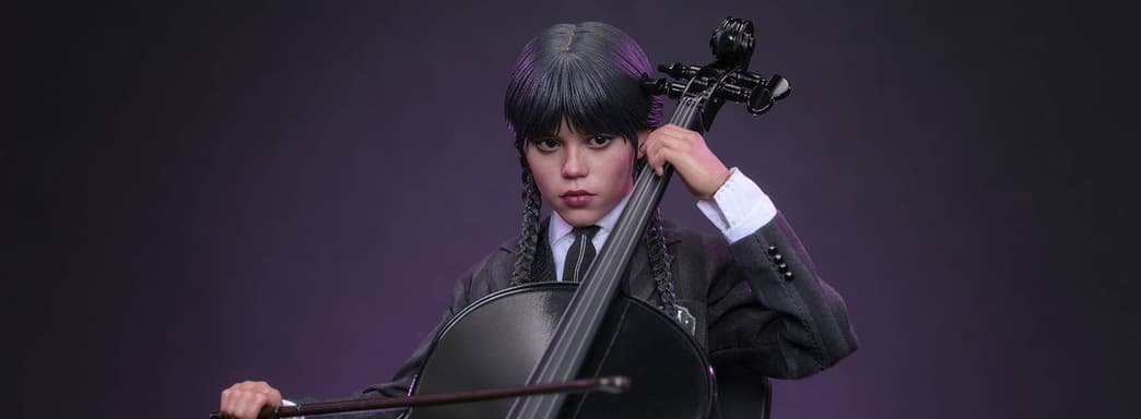 «Эмоции – это слабость»: Hot Toys официально представила новую фигурку Уэнздей из одноименного сериала