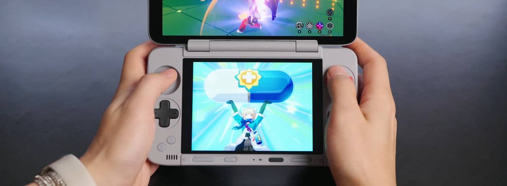 Ayaneo Pocket DS Handheld with Two Screens Simultaneously Played Zenless Zone Zero and Honkai: Star Rail