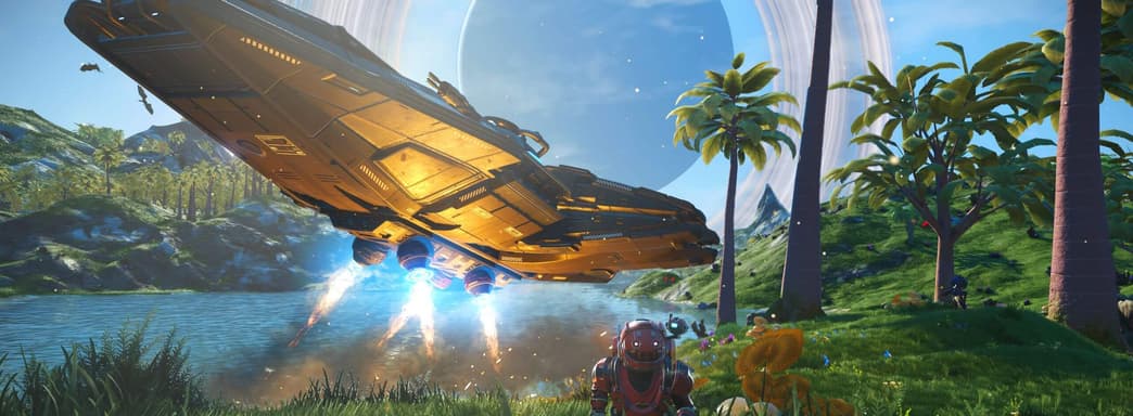 No Man's Sky recibe la actualización masiva Voyagers con gigantescas naves estelares clase "Corbeta"