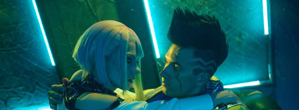 Трагическая любовь в Найт-Сити: косплееры превратились в Дэвида и Люси из сериала «Киберпанк: Бегущие по краю»