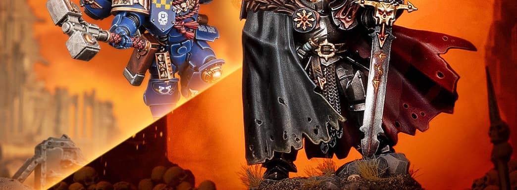 Games Workshop показала миниатюры Чемпиона Хаоса для Age of Sigmar и Капитана космодесанта для Warhammer 40,000