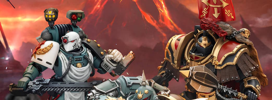 Hijos de Horus: JoyToy abre el pedido anticipado de las figuras de Apotecario, Campeón y Pretor de Warhammer: The Horus Heresy