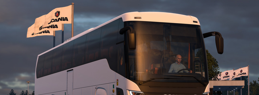 Новый геймплей в Euro Truck Simulator 2 — показали первый автобус и вид из кабины