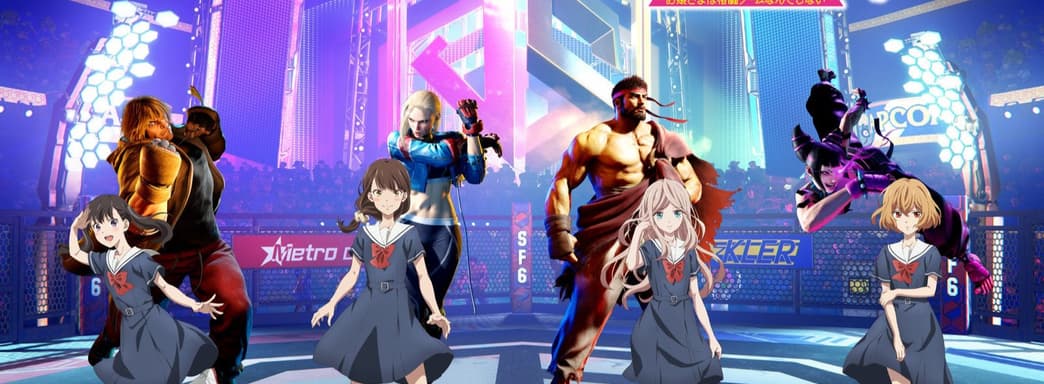 El anime "Las jóvenes damas no juegan juegos de lucha", donde las colegialas juegan Street Fighter 6, se pospuso hasta 2026
