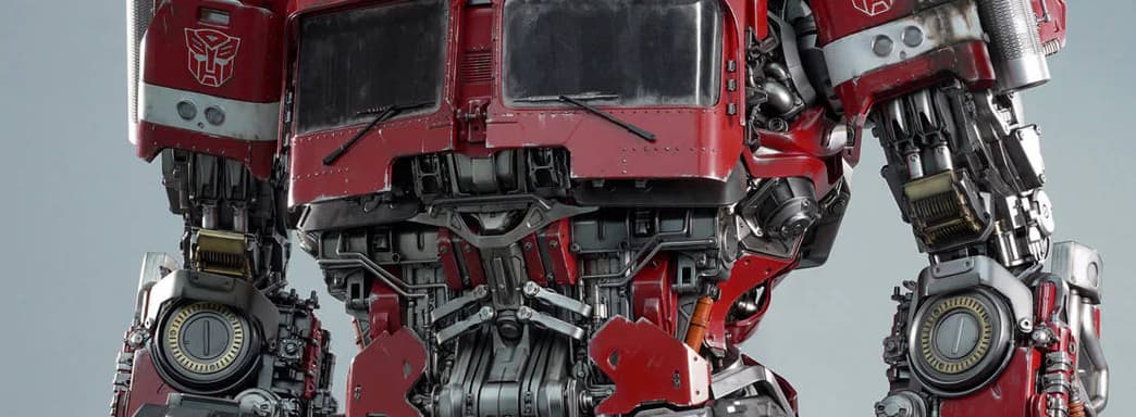 Опубликовано видео с распаковкой и сборкой 236-сантиметровой статуи Оптимуса Прайма от Queen Studios