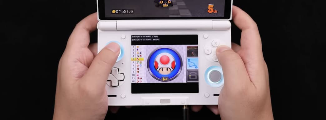 AYN показала распаковку портативной консоли с двумя экранами Thor и геймплей игр с Wii U